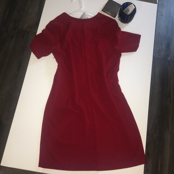 NWOT Charles Henry Red Dress - Picture 5 of 5